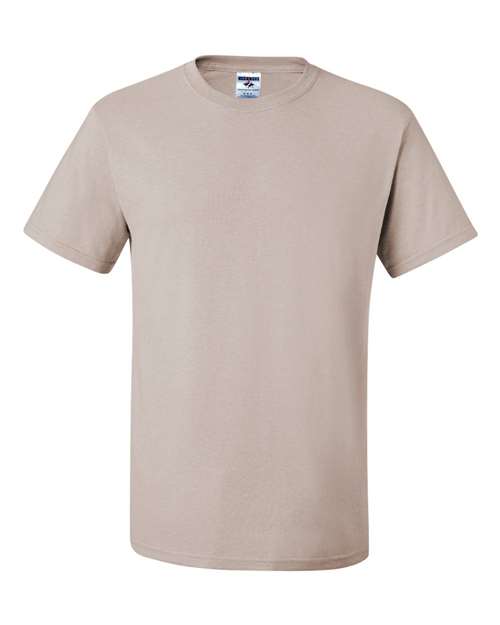 JERZEES Dri-Power® 50/50 T-Shirt 29MR Safety Orange Custom Embroidered Business Logo