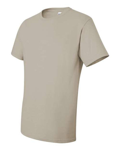 JERZEES Dri-Power® 50/50 T-Shirt 29MR Safety Orange Custom Embroidered Business Logo
