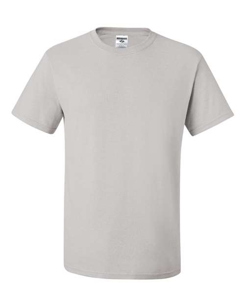 JERZEES Dri-Power® 50/50 T-Shirt 29MR Silver Custom Embroidered Business Logo