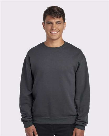 Custom Embroidered  JERZEES NuBlend® Crewneck Sweatshirt 562MR Charcoal Grey