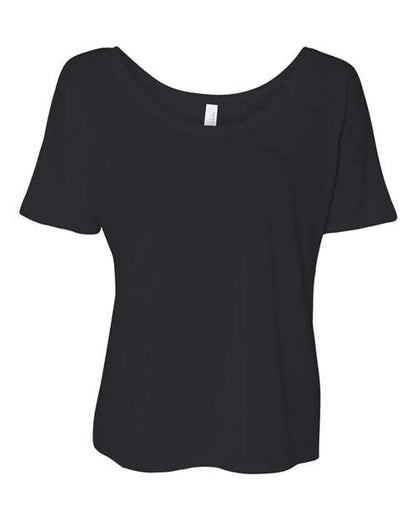 BELLA + CANVAS Women’s Slouchy Tee 8816 Custom Embroidered Business Logo