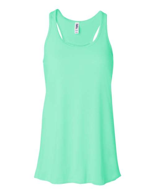 BELLA + CANVAS Women's Flowy Racerback Tank 8800 Mint