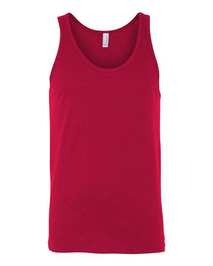 BELLA + CANVAS Jersey Tank 3480 Red