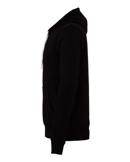 BELLA + CANVAS Sponge Fleece Hoodie 3719 Black Custom Embroidered Business Logo