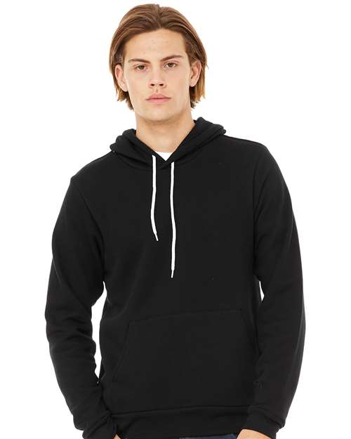 BELLA + CANVAS Sponge Fleece Hoodie 3719 Autumn Custom Embroidered Business Logo