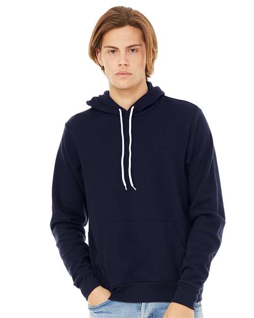 Custom Embroidered  BELLA + CANVAS Sponge Fleece Hoodie 3719 Navy