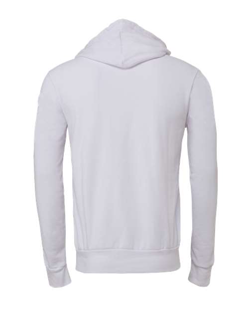 BELLA + CANVAS Sponge Fleece Hoodie 3719 Vintage White Custom Embroidered Business Logo