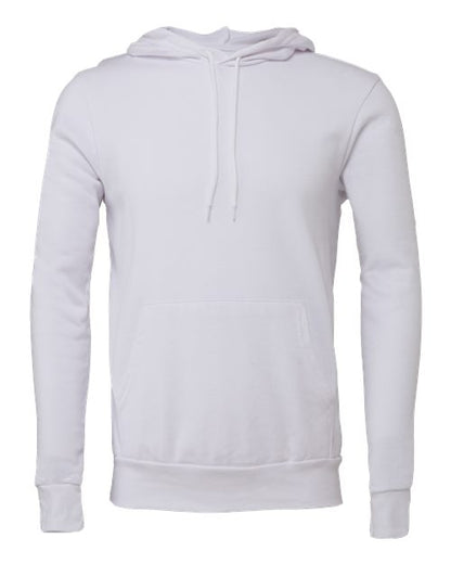 BELLA + CANVAS Sponge Fleece Hoodie 3719 Vintage White Custom Embroidered Business Logo