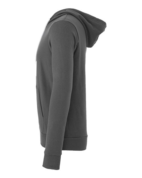 BELLA + CANVAS Sponge Fleece Full-Zip Hoodie 3739 Asphalt