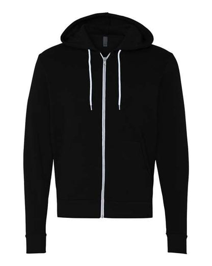 BELLA + CANVAS Sponge Fleece Full-Zip Hoodie 3739 Black