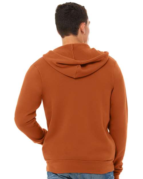 BELLA + CANVAS Sponge Fleece Full-Zip Hoodie 3739 Autumn