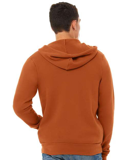 BELLA + CANVAS Sponge Fleece Full-Zip Hoodie 3739 Autumn