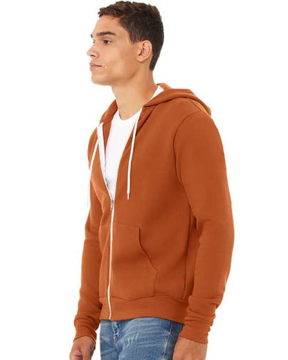 BELLA + CANVAS Sponge Fleece Full-Zip Hoodie 3739 Autumn