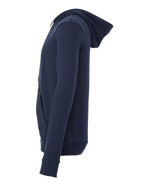 BELLA + CANVAS Sponge Fleece Full-Zip Hoodie 3739 Navy