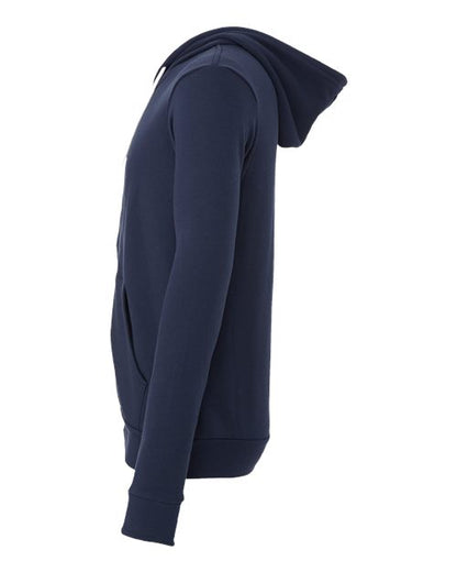 BELLA + CANVAS Sponge Fleece Full-Zip Hoodie 3739 Navy