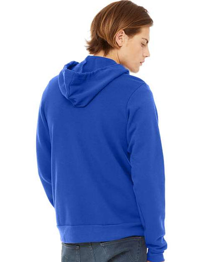 BELLA + CANVAS Sponge Fleece Full-Zip Hoodie 3739 True Royal