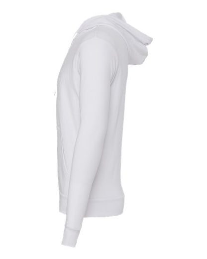 BELLA + CANVAS Sponge Fleece Full-Zip Hoodie 3739 White