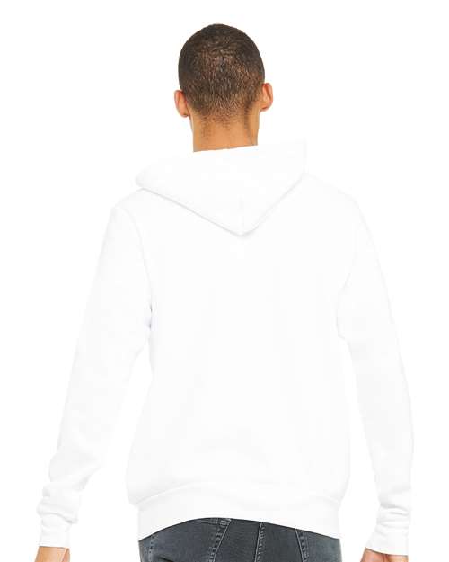 BELLA + CANVAS Sponge Fleece Full-Zip Hoodie 3739 White