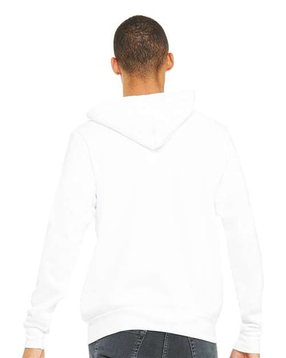 BELLA + CANVAS Sponge Fleece Full-Zip Hoodie 3739 White