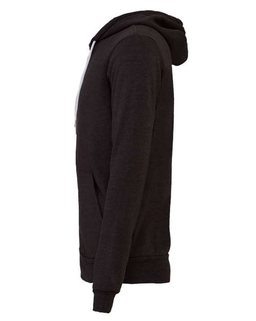 BELLA + CANVAS Sponge Fleece Full-Zip Hoodie 3739 Dark Grey Heather