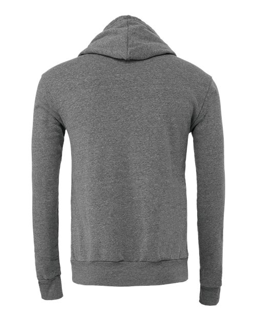 BELLA + CANVAS Sponge Fleece Hoodie 3719 Dark Lavender Custom Embroidered Business Logo