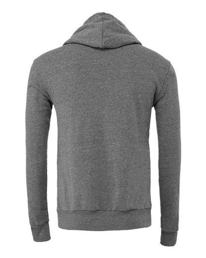 BELLA + CANVAS Sponge Fleece Hoodie 3719 Dark Lavender Custom Embroidered Business Logo