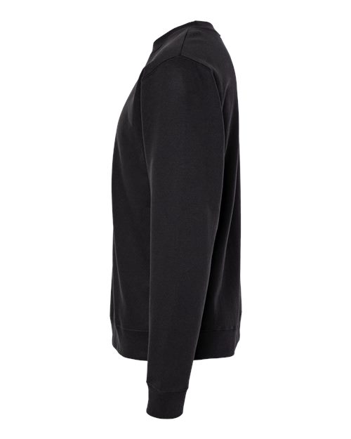 Independent Trading Co. Midweight Crewneck Sweatshirt SS3000 Black Custom Embroidered Business Logo