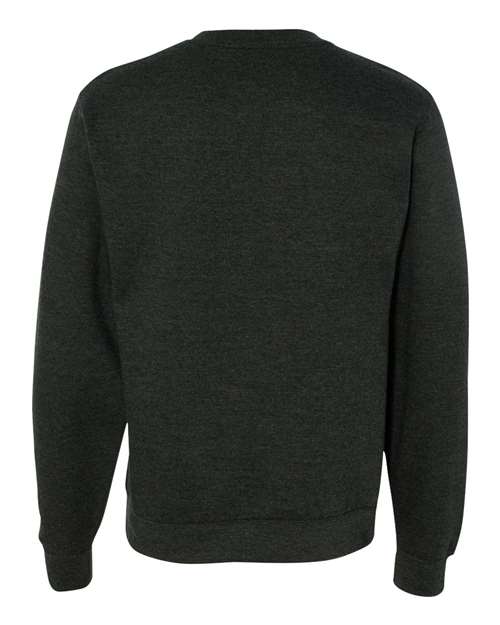 Independent Trading Co. Midweight Crewneck Sweatshirt SS3000 Charcoal Heather Custom Embroidered Business Logo