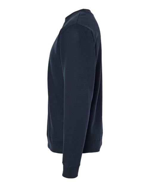 Independent Trading Co. Midweight Crewneck Sweatshirt SS3000 Classic Navy Custom Embroidered Business Logo