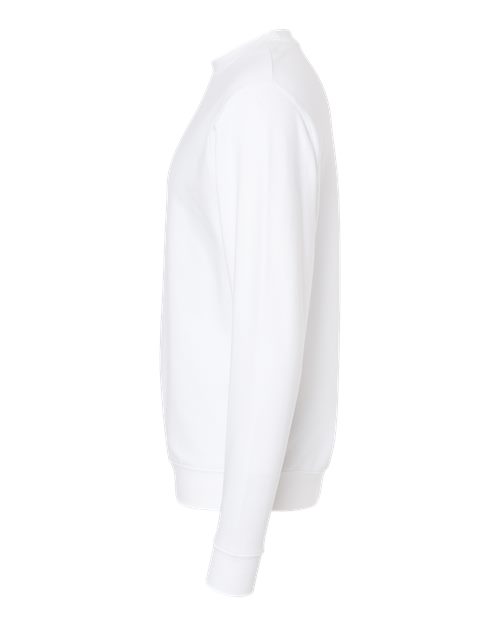 Independent Trading Co. Midweight Crewneck Sweatshirt SS3000 White Custom Embroidered Business Logo