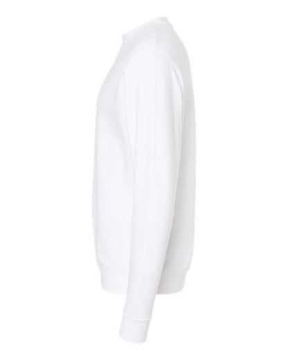 Independent Trading Co. Midweight Crewneck Sweatshirt SS3000 White Custom Embroidered Business Logo