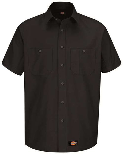 Dickies Short Sleeve Work Shirt WS20 Custom Embroidered Business Logo