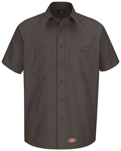 Dickies Short Sleeve Work Shirt - Tall Sizes WS20T Custom Embroidered Business Logo