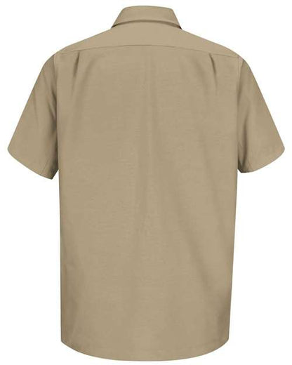 Custom EmbroideredDickies Men's Tall Short Sleeve Work Shirt 2787 Khaki