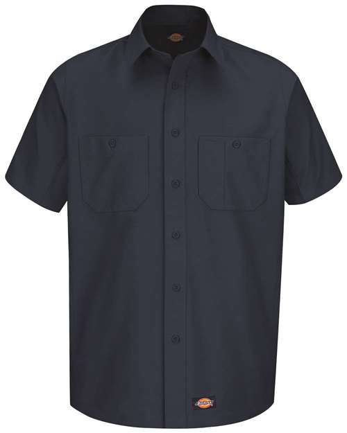 Dickies Short Sleeve Work Shirt - Tall Sizes WS20T Custom Embroidered Business Logo