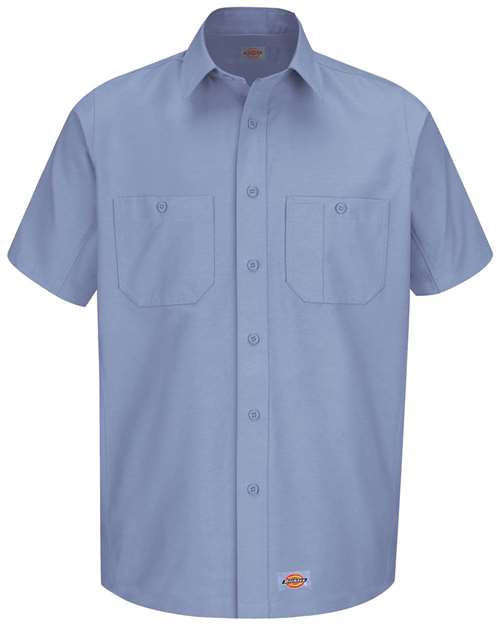 Dickies Short Sleeve Work Shirt - Tall Sizes WS20T Custom Embroidered Business Logo