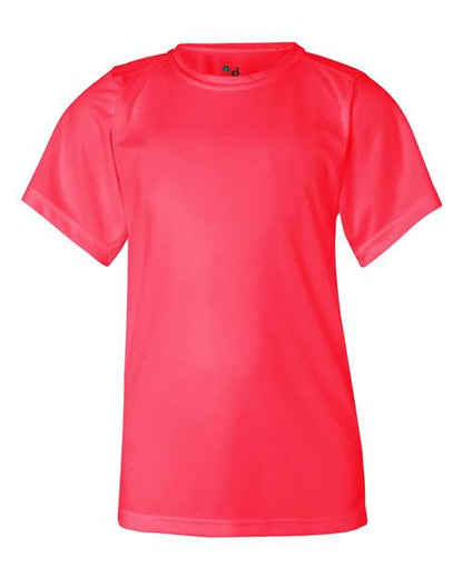 Badger Youth B-Core T-Shirt 2120 Hot Coral