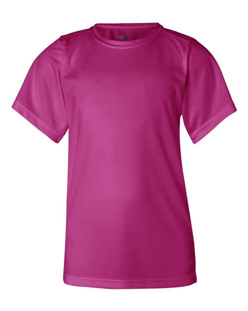 Badger Youth B-Core T-Shirt 2120 Hot Pink