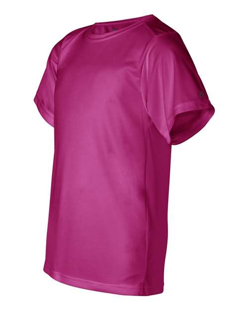 Badger Youth B-Core T-Shirt 2120 Hot Pink