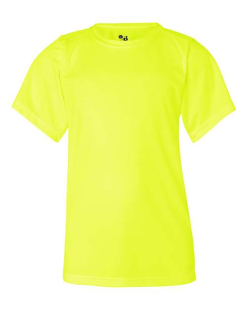 Badger Youth B-Core T-Shirt 2120 Safety Yellow