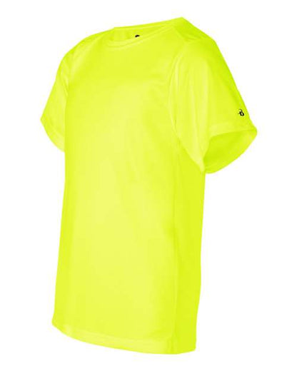 Badger Youth B-Core T-Shirt 2120 Safety Yellow