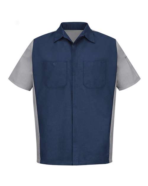 Red Kap Men's Short Sleeve Automotive Crew Shirt SY20