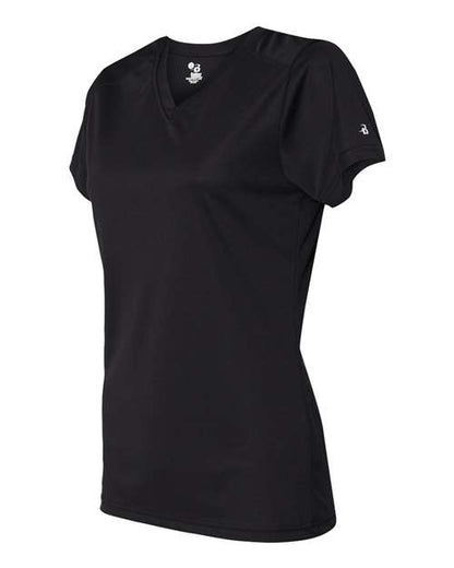 Badger Women’s B-Core V-Neck T-Shirt 4162 Black