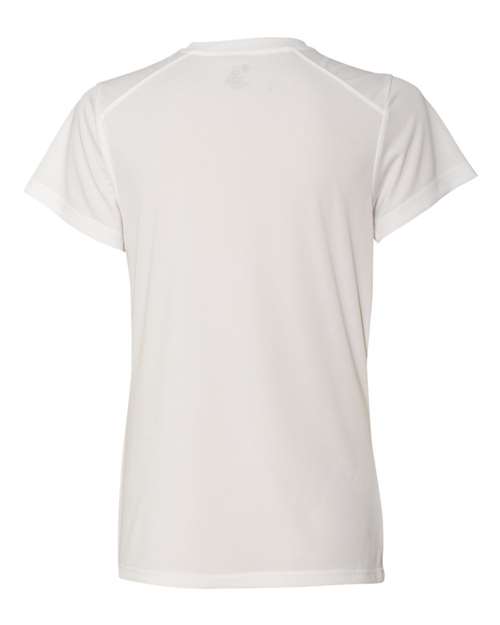 Badger Women’s B-Core V-Neck T-Shirt 4162 White