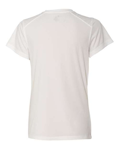 Badger Women’s B-Core V-Neck T-Shirt 4162 White