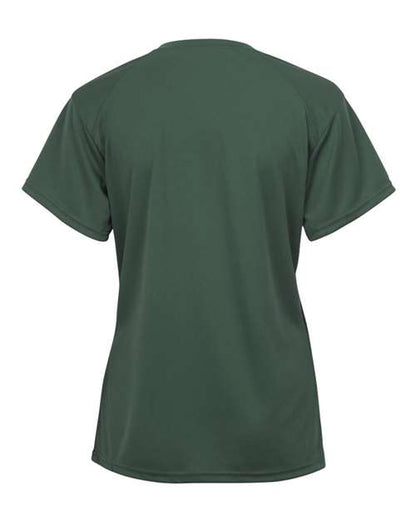 Badger Women’s B-Core V-Neck T-Shirt 4162 Forest
