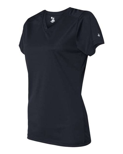 Badger Women’s B-Core V-Neck T-Shirt 4162 Navy