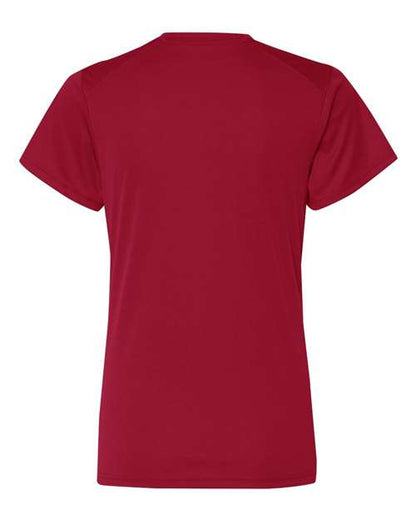 Badger Women’s B-Core V-Neck T-Shirt 4162 Red