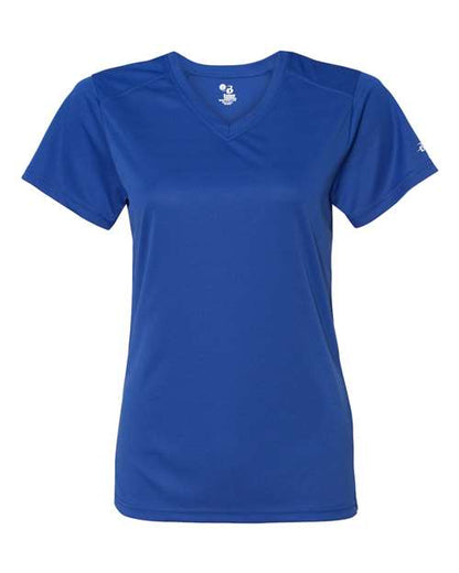 Badger Women’s B-Core V-Neck T-Shirt 4162 Royal