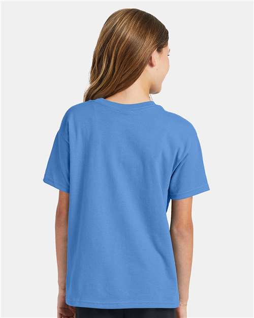 Hanes Ecosmart™ Youth T-Shirt 5370 Carolina Blue